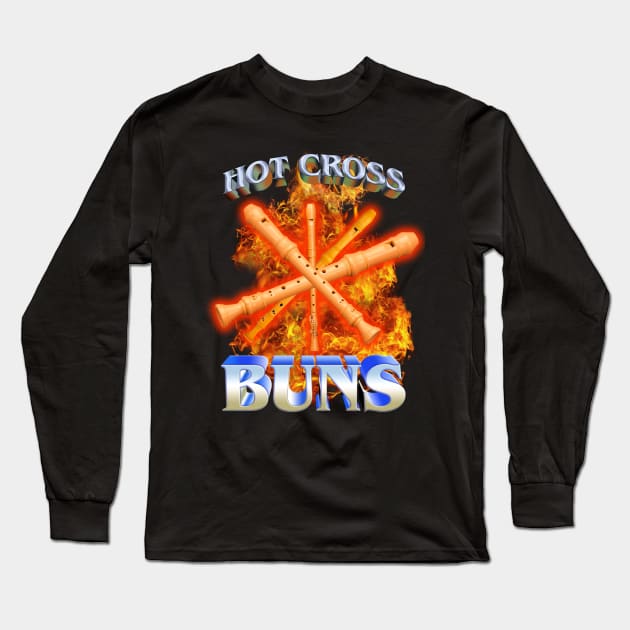 Hot Cross Buns Apparel Long Sleeve T-Shirt by AteezStore